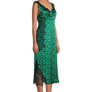 Tanya Taylor Irina Silk Slip Dress